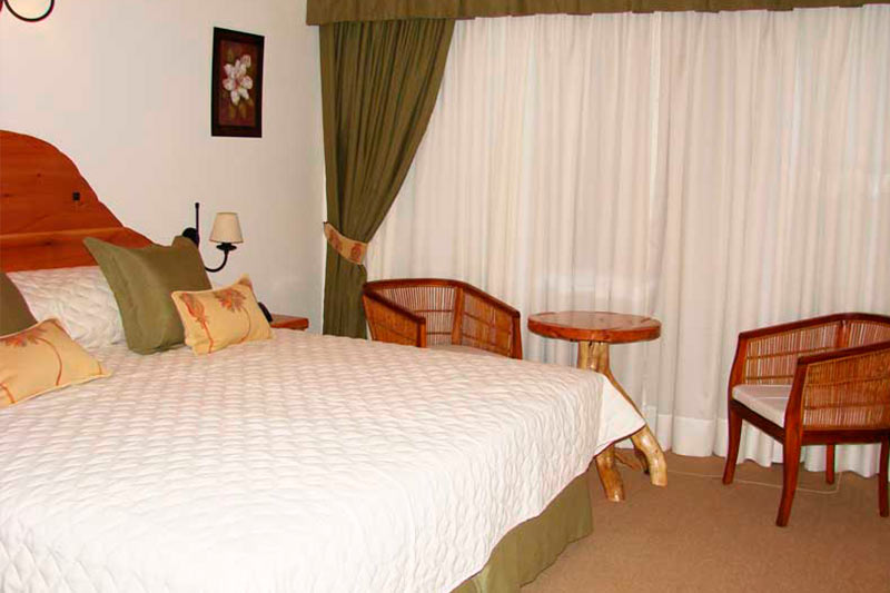 Habitación amplia y luminosa de la hostería