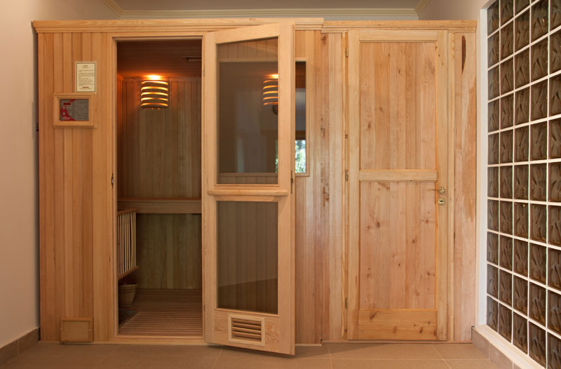 Sauna de madera